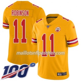 Maillot Kansas City Chiefs Demarcus Robinson 11 Nike Gold 100th - Homme